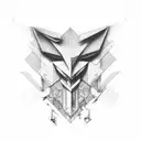 illuminati  tattoo design idea