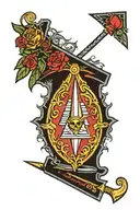 guillotine tattoo design idea