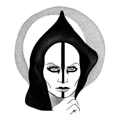bene gesserit and the worm from the Novel Dune  tattoo design idea