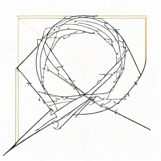 8 and has light rays coming tattoo design idea