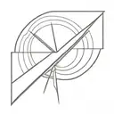 8 and has light rays coming tattoo design idea