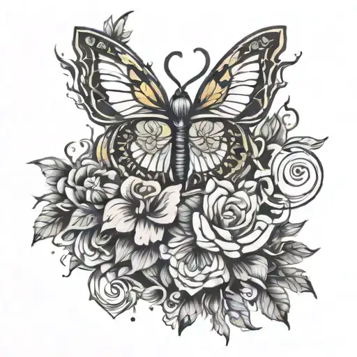 eating disorder tattoo design idea