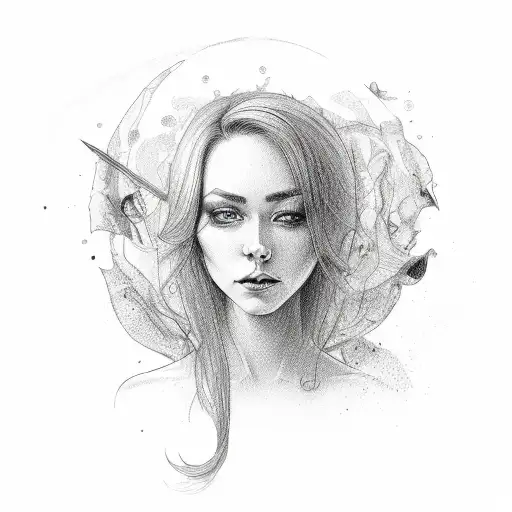 mom breast cancer  tattoo design idea