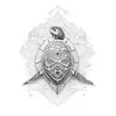 tortuga marina tattoo design idea