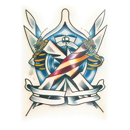 brother memorial hourglass  tattoo design idea