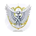 Christian Cross hourglass pocket watch bird angel wing tattoo design idea