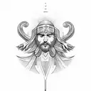 Yahweh  tattoo design idea