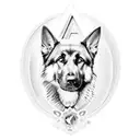 State Farm, German Shepard, Ike, Truman, Yvonne tattoo design idea