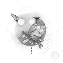 dawn chorus tattoo design idea