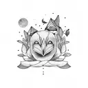 dawn chorus tattoo design idea