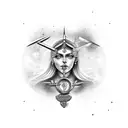 virgo Taurus Sagittarius woman tattoo design idea