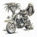 Assasins creed, poison tree, motorbike and dad, and rip aunt tattoo design idea