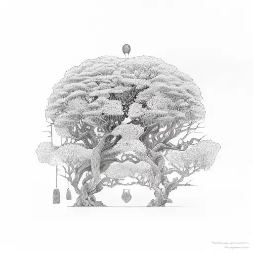 tree of knowledge tattoo design idea
