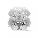 tree of knowledge tattoo design idea