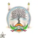 tree of knowledge tattoo design idea