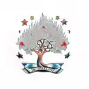 tree of knowledge tattoo design idea