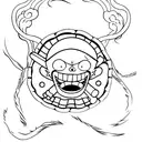 one piece brook  tattoo design idea