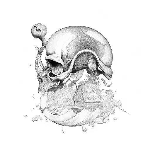 alchemist tattoo design idea