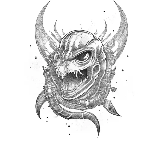 turbocharger boost car tattoo design idea