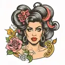 amy winehouse tattoo design idea