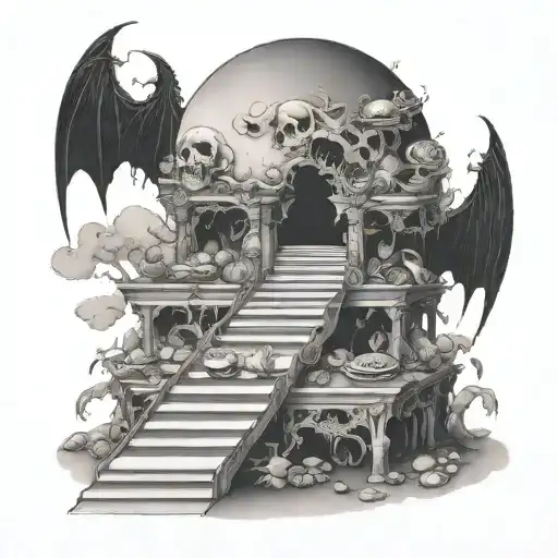 gluttony tattoo design idea