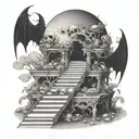 gluttony tattoo design idea