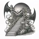 gluttony tattoo design idea