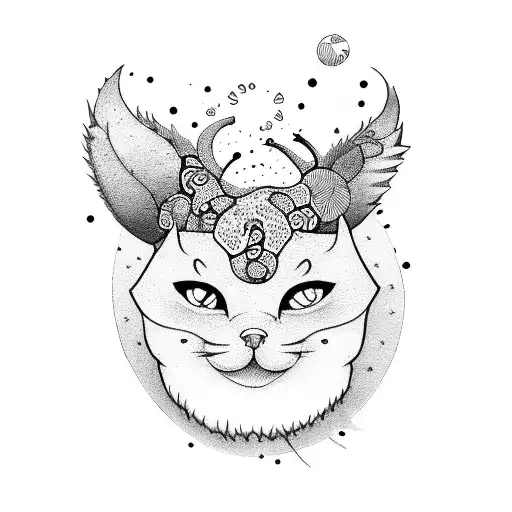 kid boo tattoo design idea