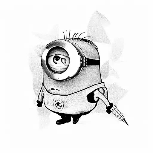 minions tattoo design idea