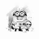minions tattoo design idea