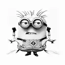 minions tattoo design idea