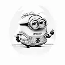 minions tattoo design idea