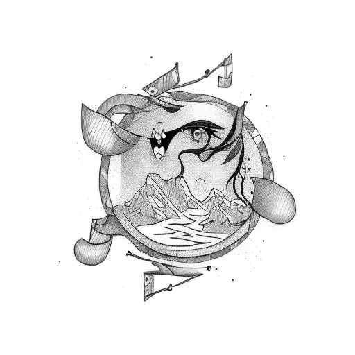 a tattoo indicating strong, unbreakable girl with hope tattoo design idea