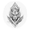 strong and unbreakable  tattoo design idea