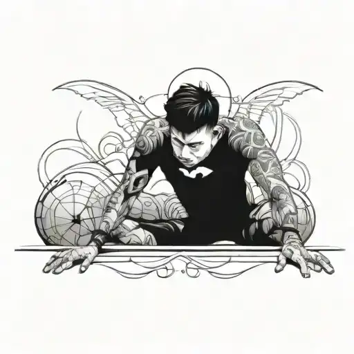 bodysuit tatto boy  tattoo design idea