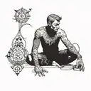 bodysuit tatto boy  tattoo design idea