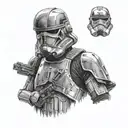 Star Wars death trooper tattoo design idea