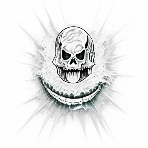 scream tattoo design idea