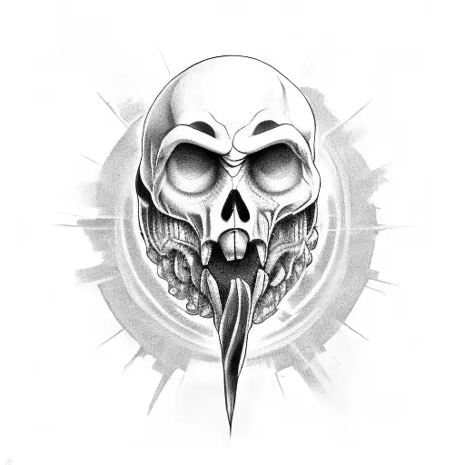 scream tattoo design idea