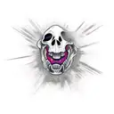 scream tattoo design idea