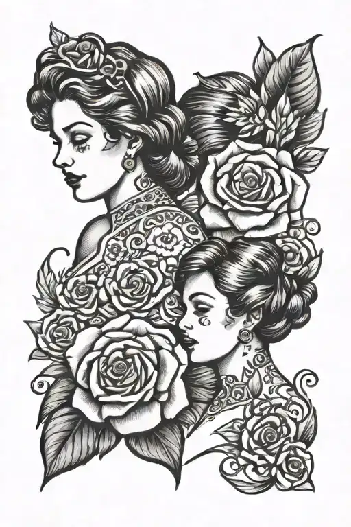 love mother daughter tattoo tattoo design idea