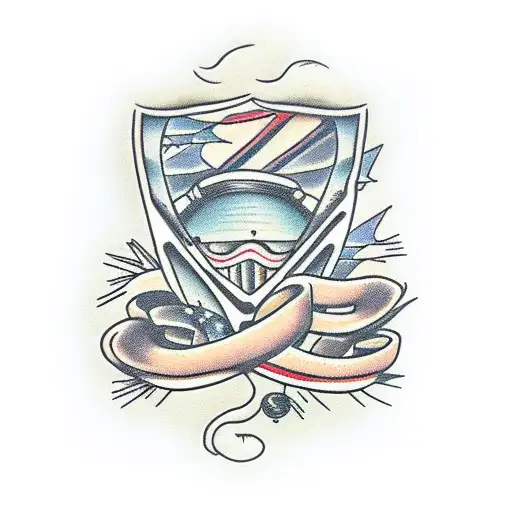 Sparrow tattoo design idea