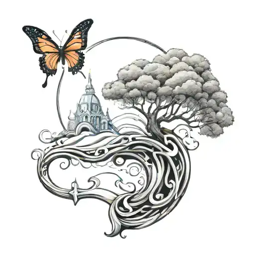 adoption symbol tattoo design idea