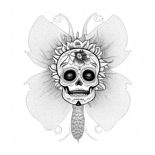 sugar skull sunflower,dragonfly,frog,rooster,tree, Dino tattoo design idea
