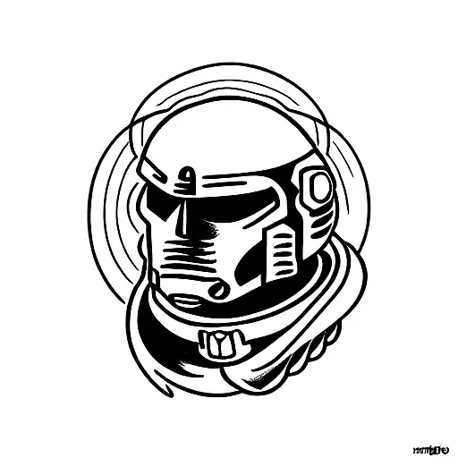 Space Marine tattoo design idea