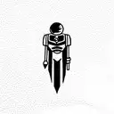 Space Marine tattoo design idea