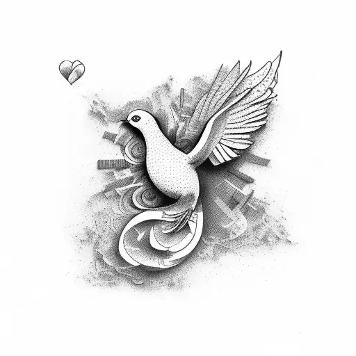 61 Small Dove Tattoos and Designs with Images | Dove tattoo design, Dove  tattoo, Dove tattoos