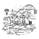 lights will guide you home tattoo design idea