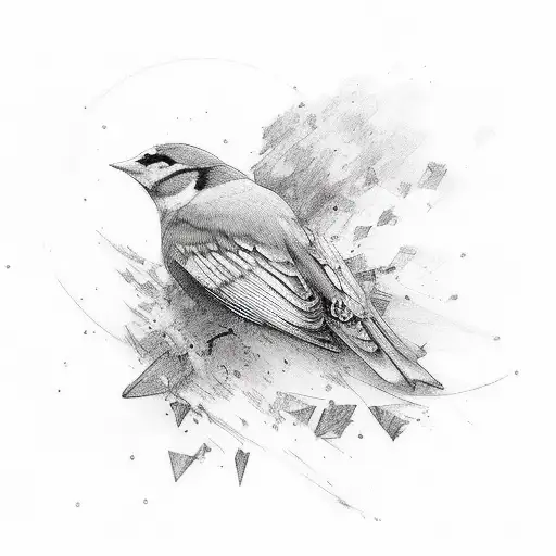 write this too shall pass with a picture of a bird tattoo design idea