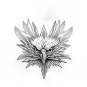 eagle, mexican  tattoo design idea